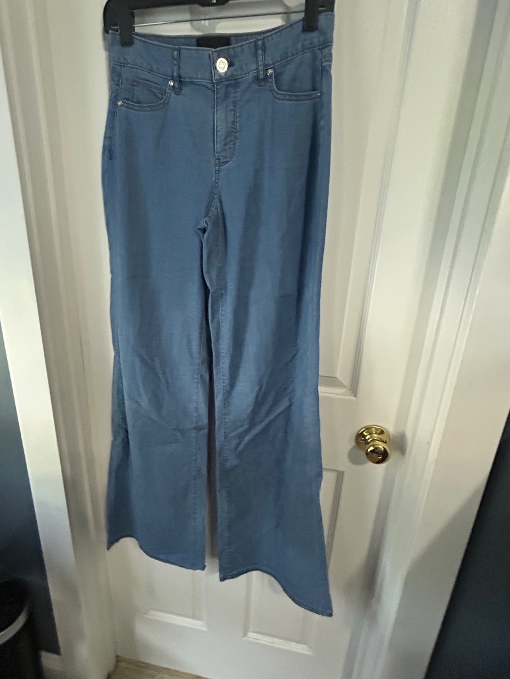 White House Black Market Light Blue Wide-Leg Jeans